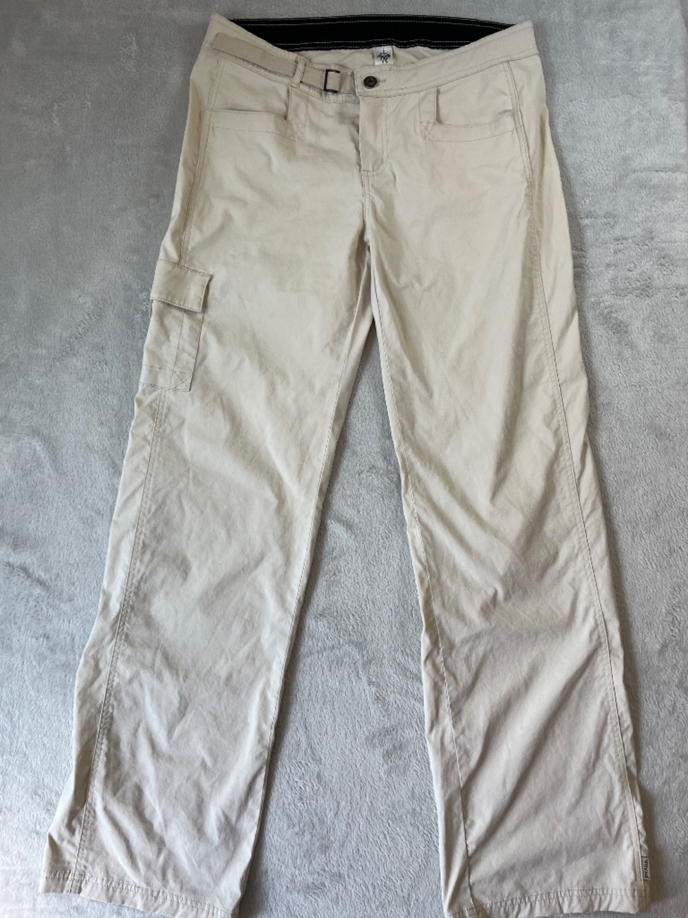 prAna Breathe sz L Lightweight Performance Cargo Hiking Pants Gorpcore EUC - Picture 4 of 14